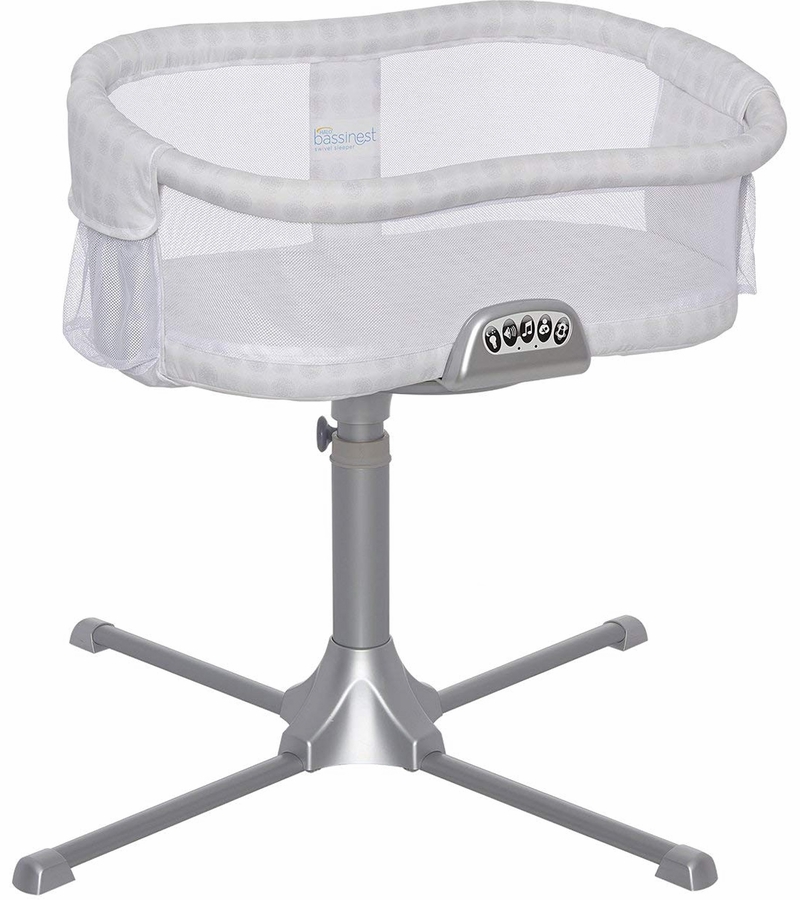 HALO Bassinest Swivel Sleeper Premier Silver Luna