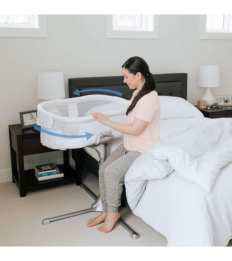 HALO Bassinest Swivel Sleeper Premier Silver Luna