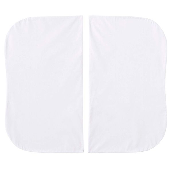Halo Bassinest Twin Fitted Sheet, 2PK White