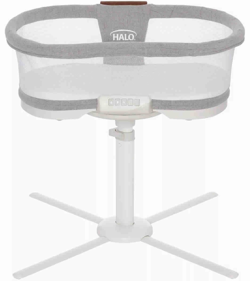 Halo OPEN BOX Bassinest Swivel Sleeper Luxe Next Gen Dove Gray Tweed
