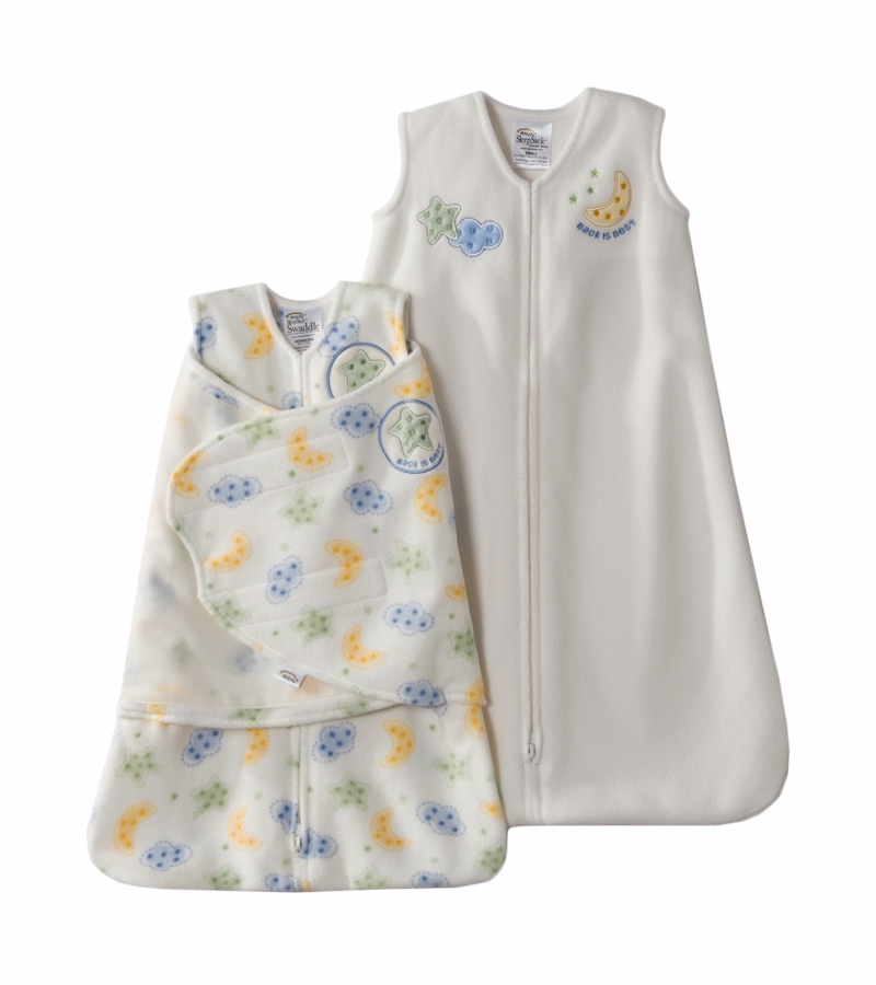 Halo SleepSack 2PC MicroFleece Gift Set, Cream, Small