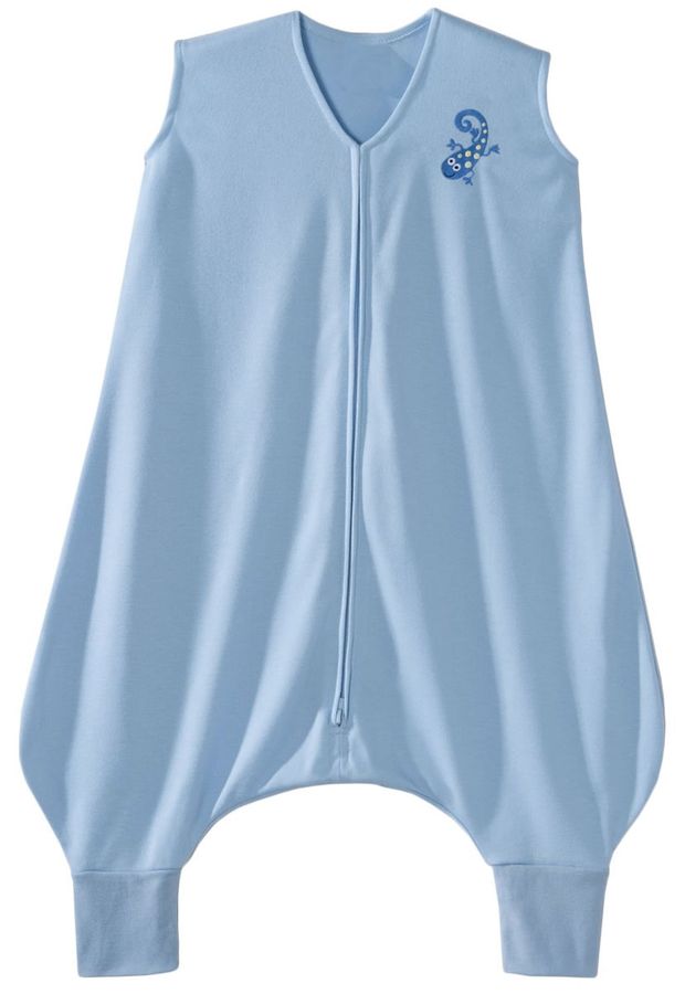 HALO SleepSack Early Walker, Lightweight, Blue Gecko, Large