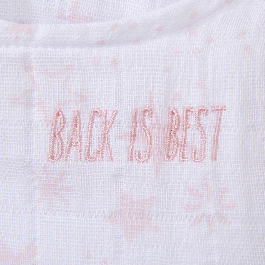 Halo SleepSack Quilted Muslin Swaddle Constellation Pink (Newborn)