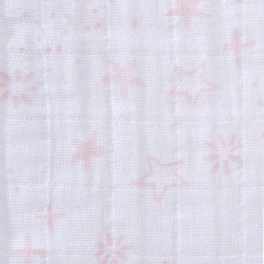 Halo SleepSack Quilted Muslin Swaddle Constellation Pink (Newborn)