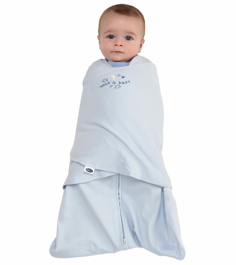 HALO SleepSack Swaddle, Baby Blue, Small