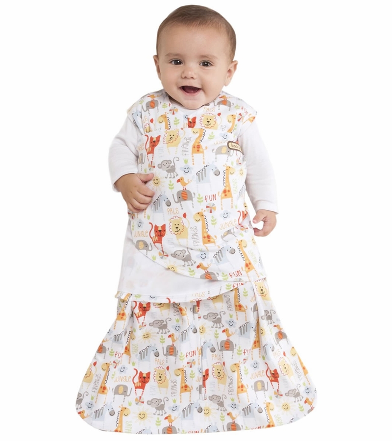 HALO SleepSack Swaddle, Jungle Pals Fun, Newborn