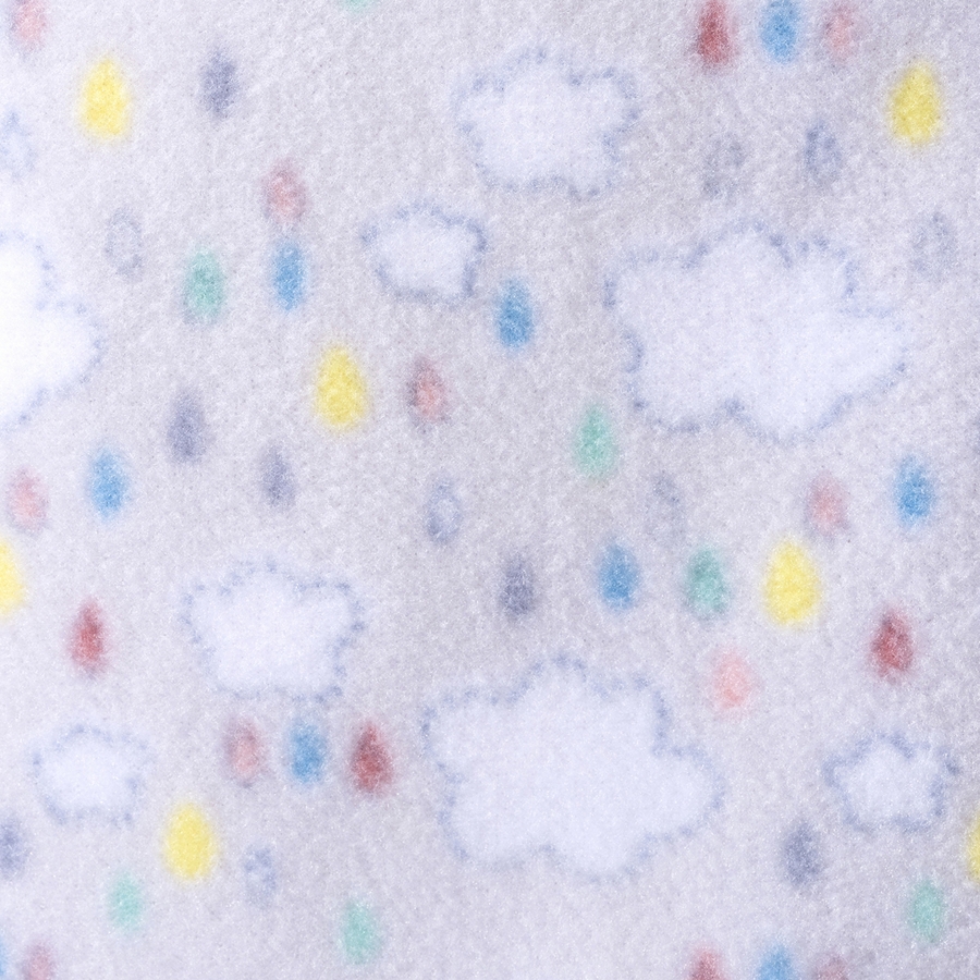 HALO SleepSack Swaddle, MicroFleece, Rain Drops, Newborn