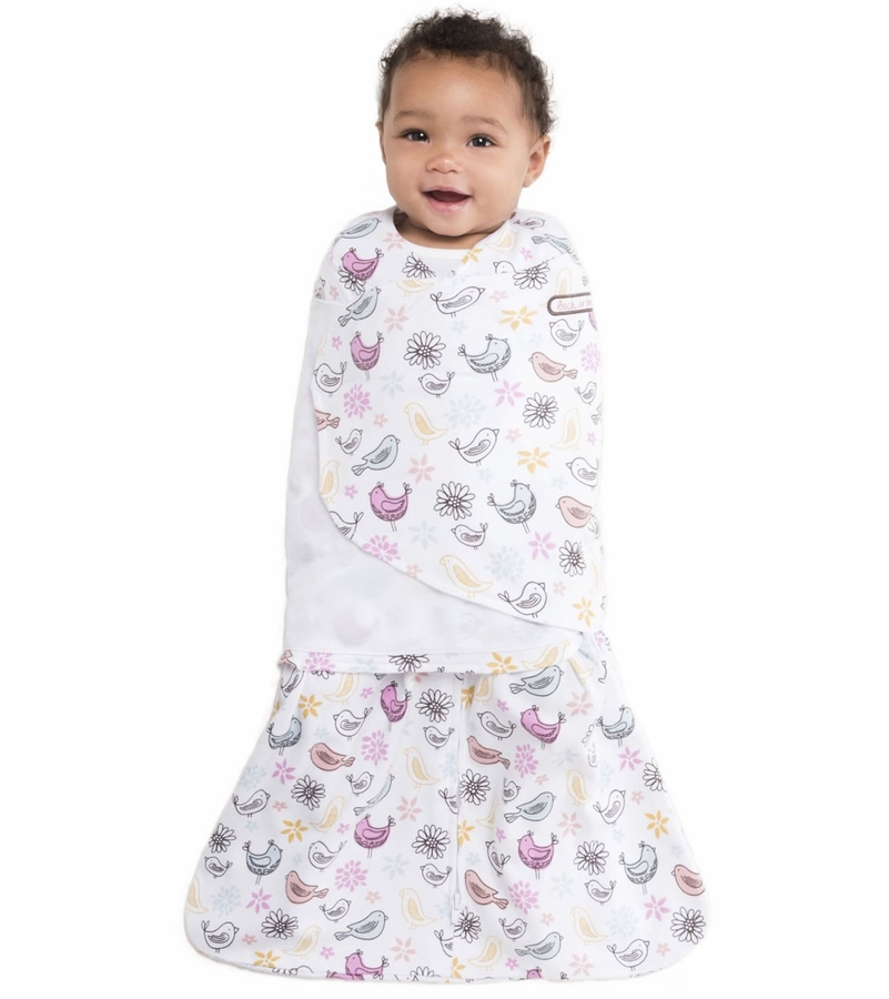 HALO SleepSack Swaddle, Pink Bird, Newborn