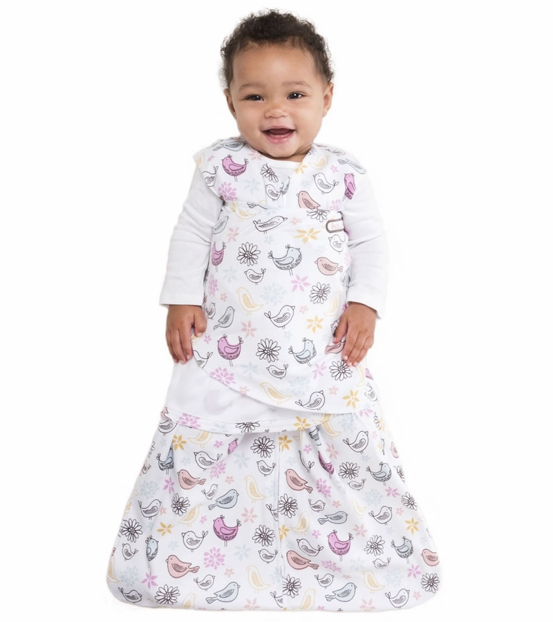 HALO SleepSack Swaddle, Pink Bird, Newborn