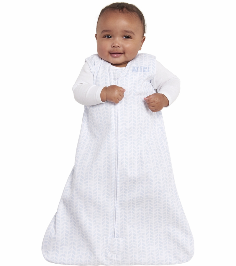 Halo SleepSack Wearable Blanket Chevron Blue (Small)