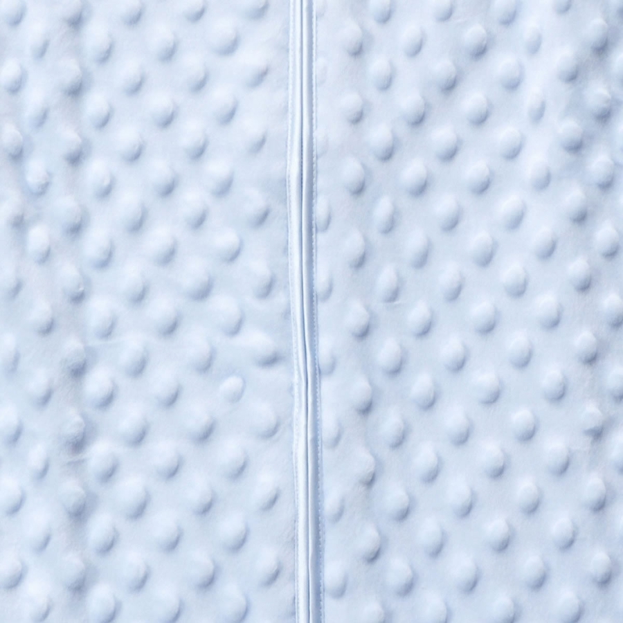 HALO SleepSack Wearable Blanket, Velboa, Blue Plush Dots, Small