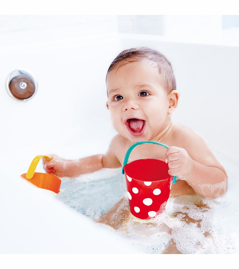 Hape Happy Buckets Set Bath Toy