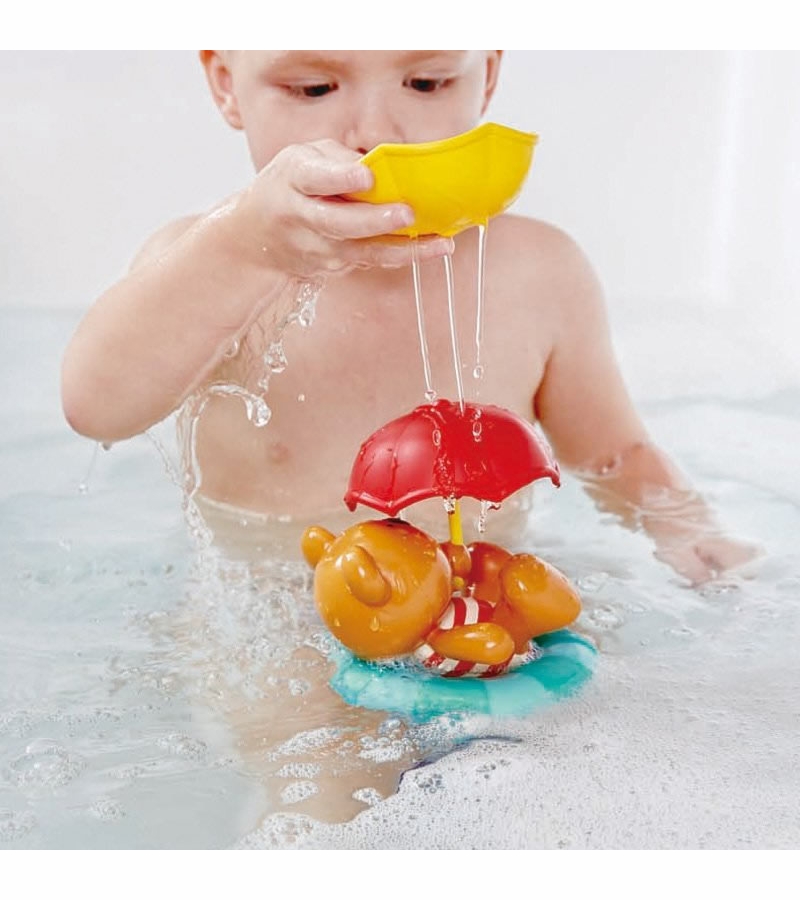 Hape Teddy's Umbrella Stackers Bath Toy