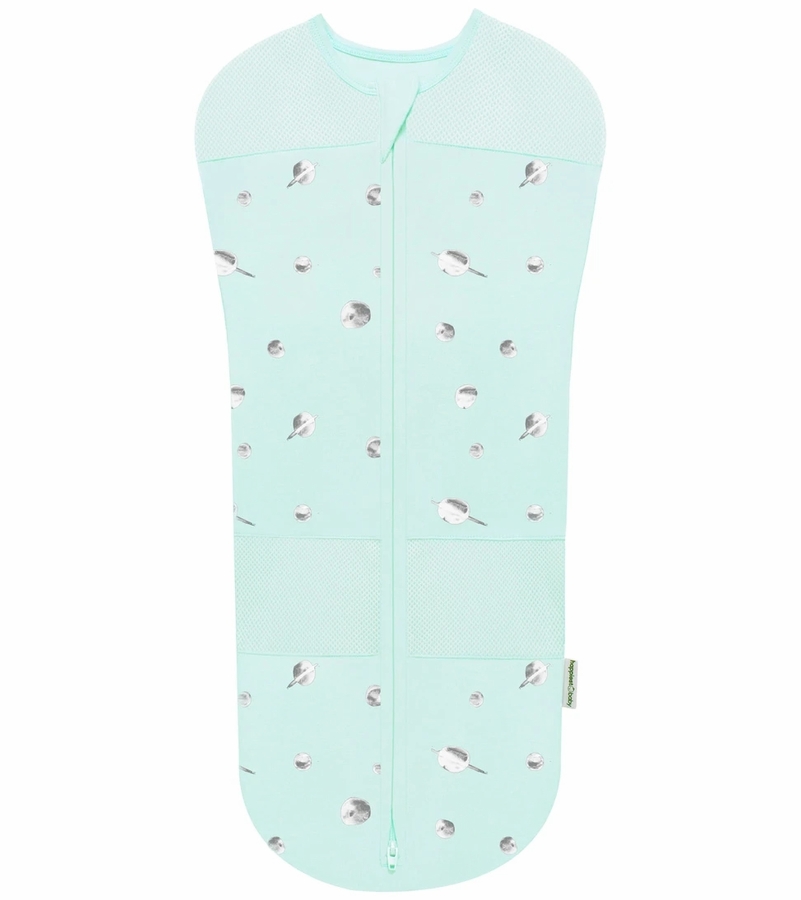 Happiest Baby Sleepea Swaddle Blue/Green with (Small, 512 lbs)