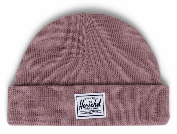 Herschel Baby Beanie, 0-6 Months - Ash Rose