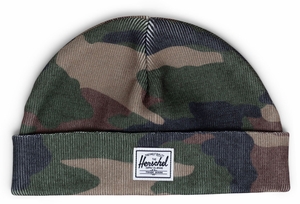 Herschel Baby Beanie, 6-18 Months - Woodland Camo