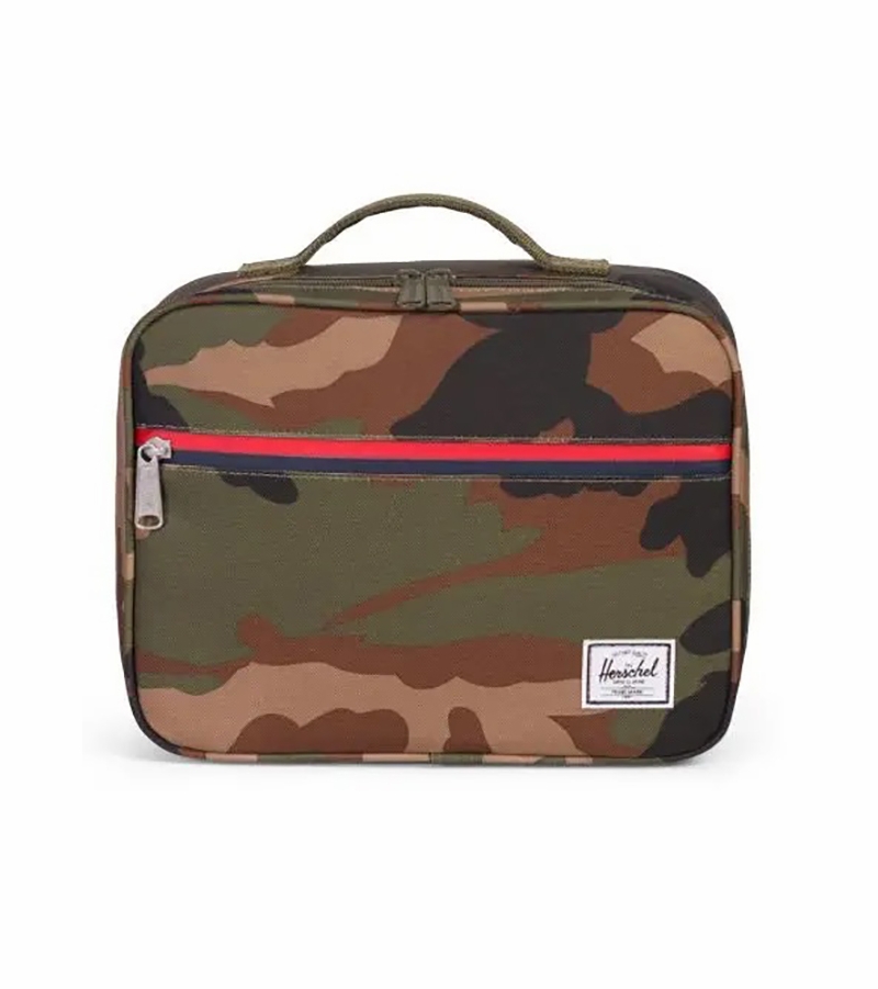 Herschel Pop Quiz Lunch Box Woodland Camo
