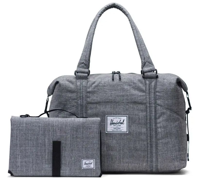 Herschel Strand Sprout Duffle Bag Raven Crosshatch