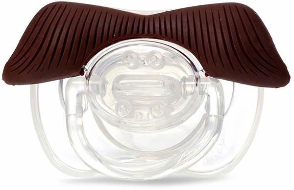 Hipsterkid The Ladies Man Mustache Pacifier