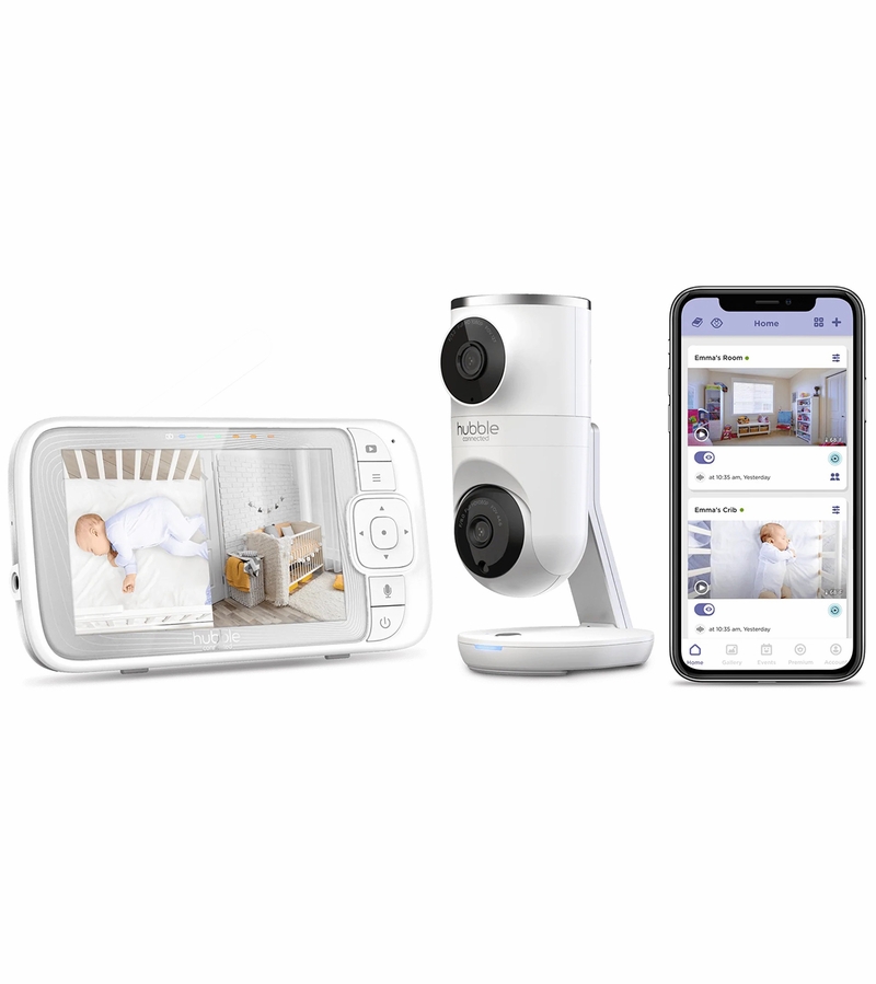 Hubble Connected Nursery Pal Dual Vision Smart Baby Monitor