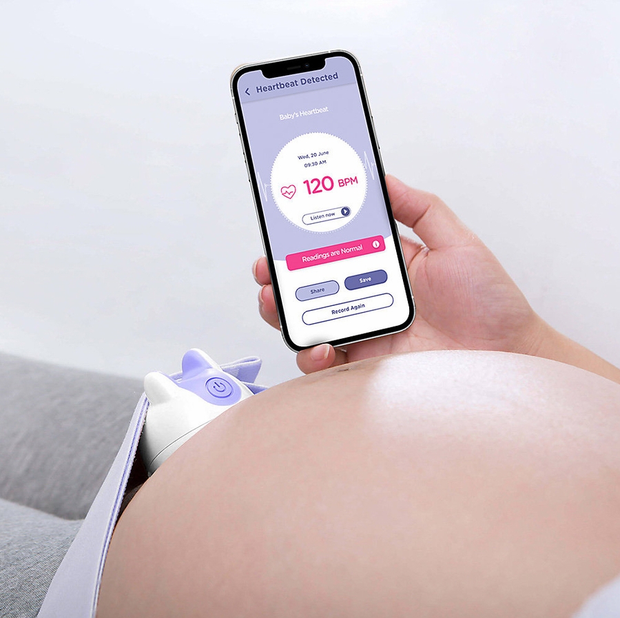 Hubble Connected Roo Prenatal Listening System Lavender