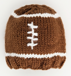 Huggalugs Football Beanie Hat - Small (0-6 months)