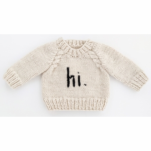 Huggalugs hi. Crew Neck Sweater - Black, 6-12 months