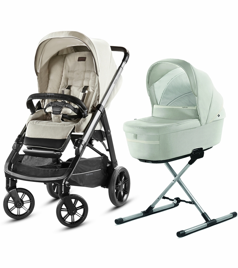 Inglesina Aptica Stroller + & Stand Iceberg Grey
