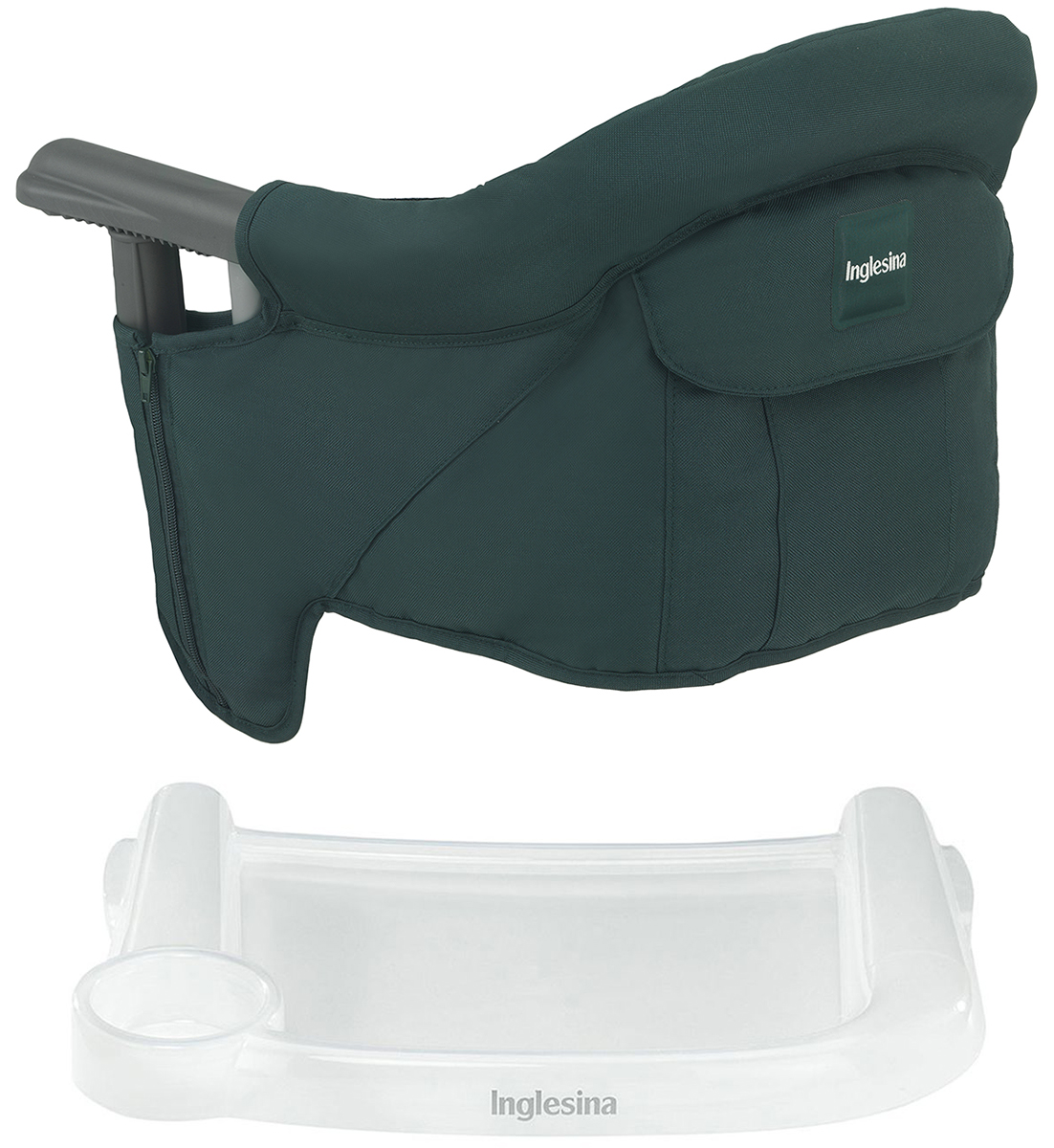 Inglesina Fast Table Chair & Tray Dark Green