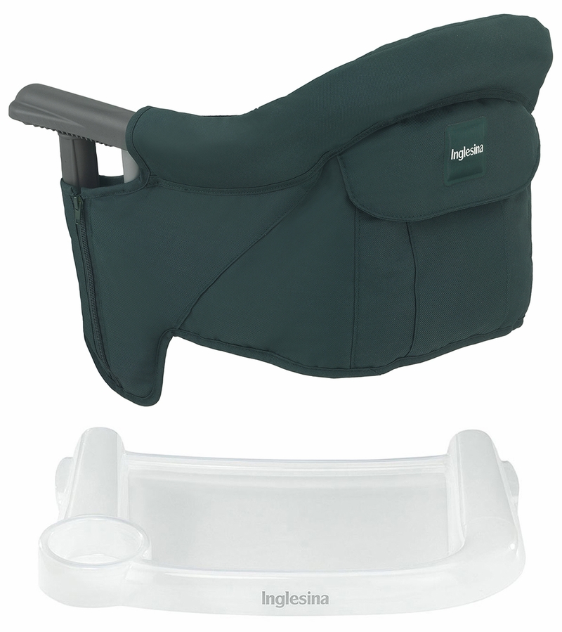 Inglesina Fast Table Chair & Tray Dark Green