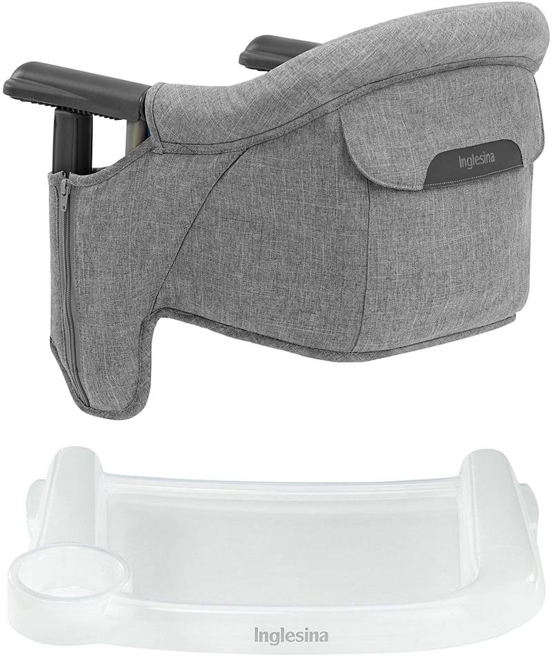 Inglesina Fast Table Chair & Tray - Stone Gray Melange