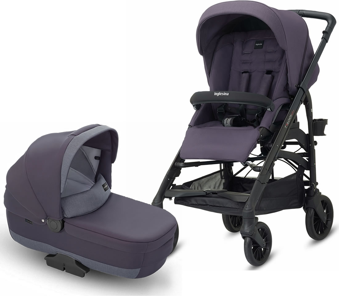 Inglesina Trilogy City Stroller + Bassinet - Stone Gray