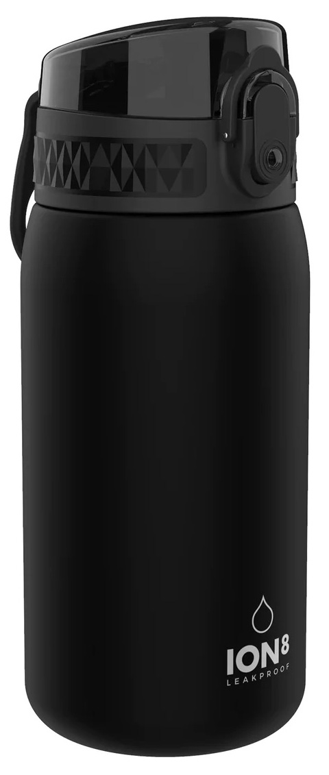 Ion8 Leak Proof Kids Water Bottle, - Black