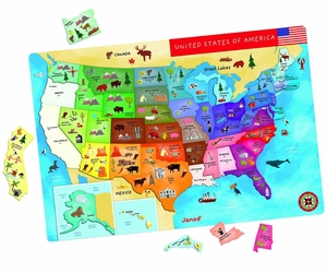 Janod Magnetic USA Map