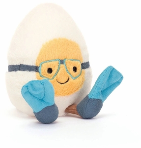Jellycat Amuseable Boiled Egg Scuba, 6"