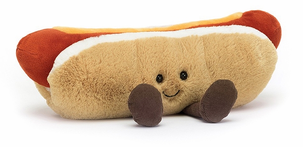 Jellycat Amuseable Hot Dog, 10"