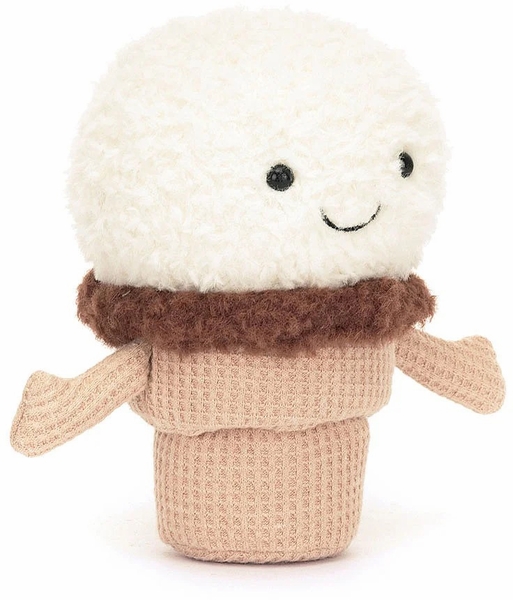 Jellycat Amuseable Ice Cream Cone, 6"