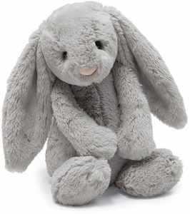 Jellycat Bashful Bunny Grey, 14"