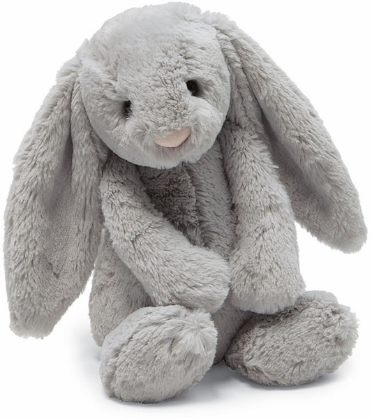 Jellycat Bashful Bunny Grey, 14"
