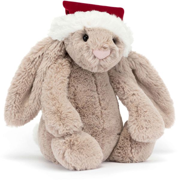 Jellycat Bashful Christmas Bunny, 9"