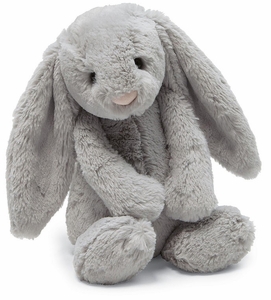 Jellycat Bashful Grey Bunny,  8"