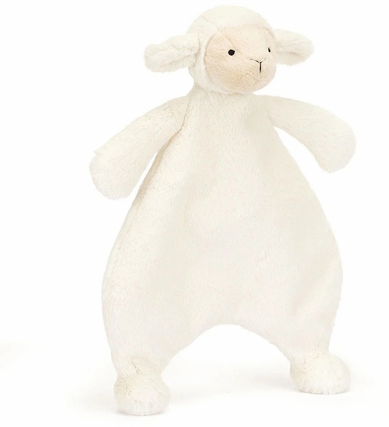 Jellycat Bashful Lamb Comforter, 11"