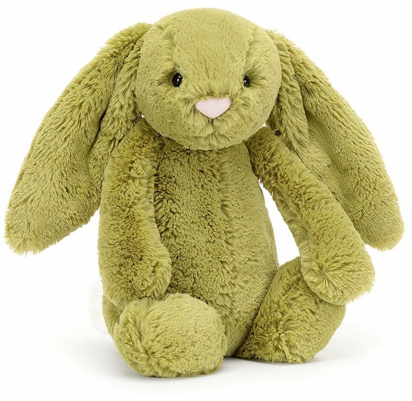 Jellycat Bashful Moss Bunny Original, 12"