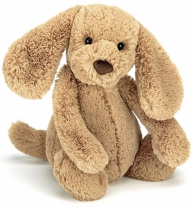 Jellycat Bashful Puppy in Toffee, 7"