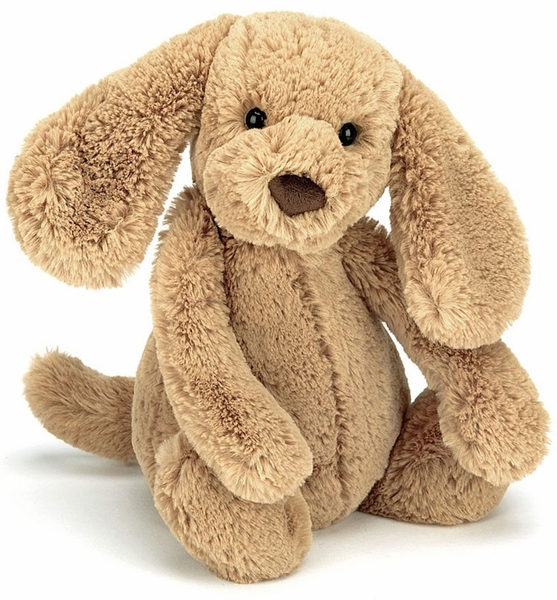 Jellycat Bashful Puppy in Toffee, 7"