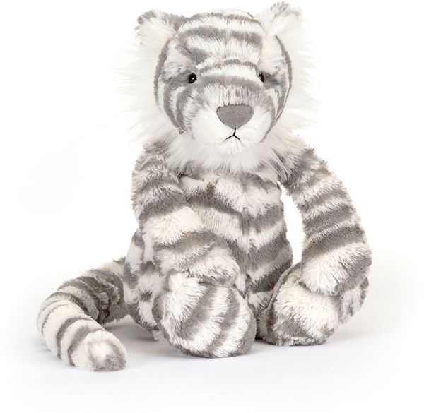 Jellycat Bashful Snow Tiger Medium, 9"