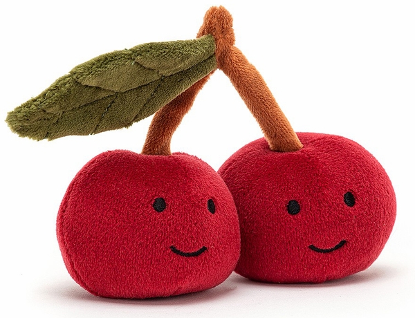 Jellycat Fabulous Fruit - Cherry, 4"