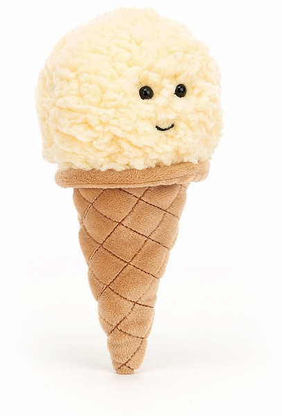 Jellycat Irresistible Ice Cream Vanilla, 7"
