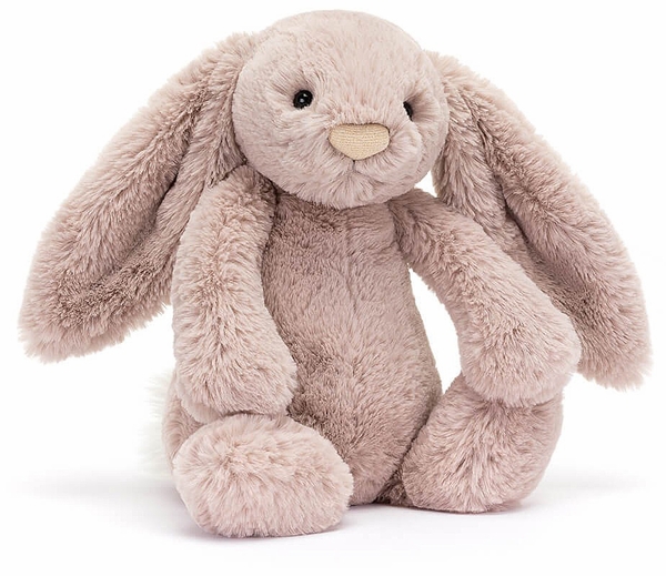 Jellycat Luxe Bashful Bunny Rosa Medium, 11"