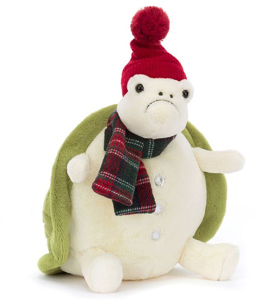 Jellycat Snowman Timmy Turtle, 11"